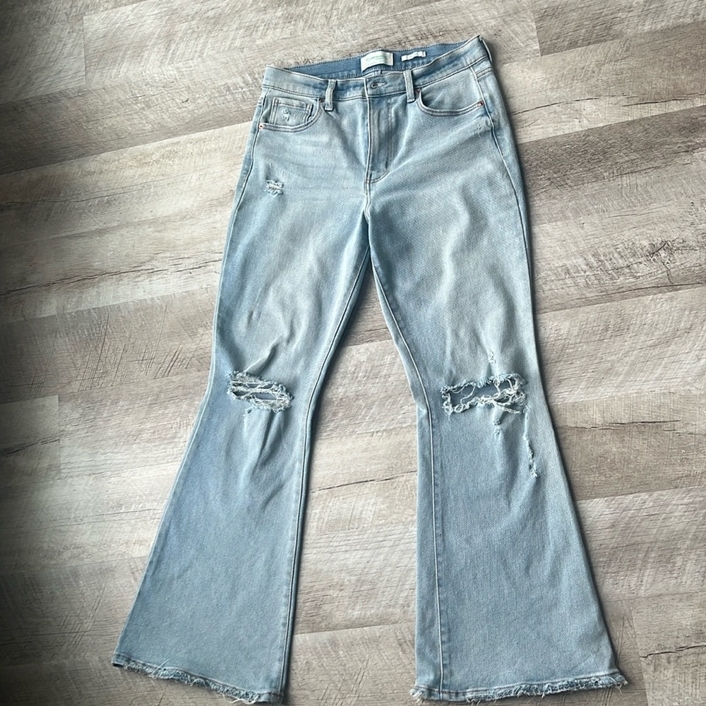 RE generation by P!NK Flower Bell Bottom Jeans
